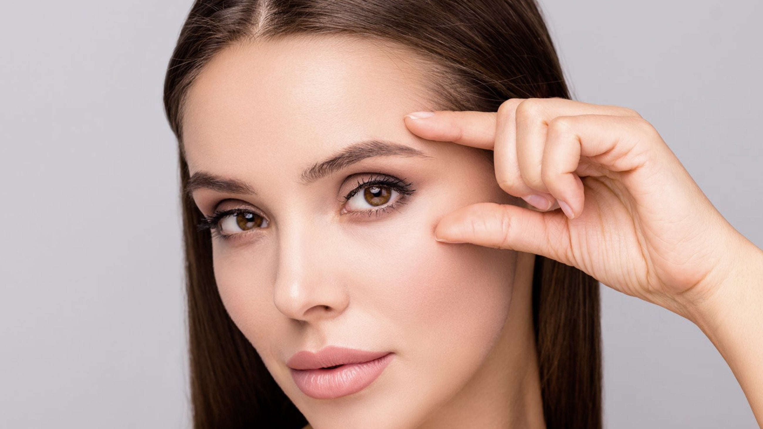 A woman with Botox eyebrow lift Cincinnati Mason OH at Fix Studios