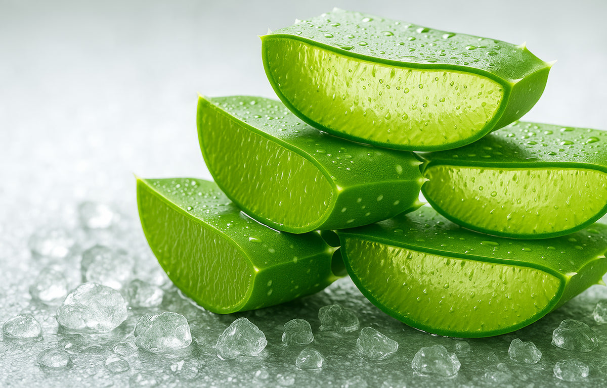 Aloe Vera and Green Tea are key ingredients in Fix Studios medical-grade ClarifyRx™ Pore Refining + Breakout Defense Serum that cool, soothe, and reduce redness instantly