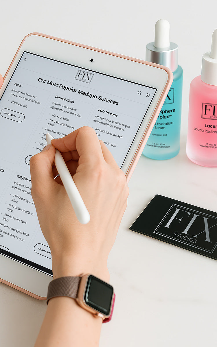 Fix Studios Medspa Pricing Cincinnati Mason OH