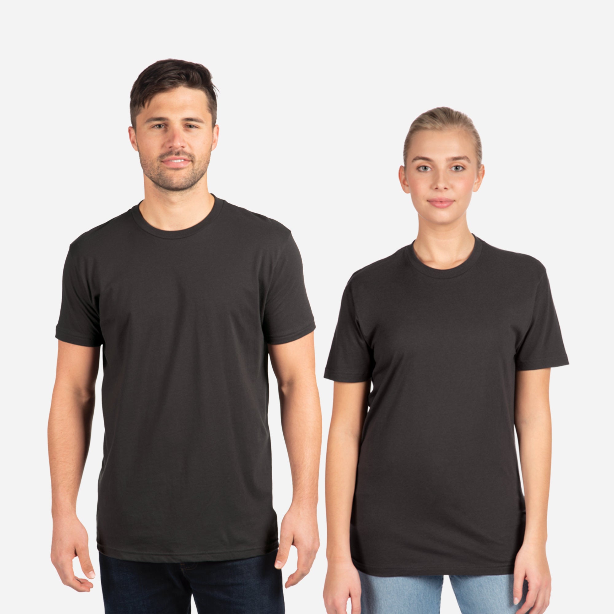 A male and female model Fix Studios T-Shirts