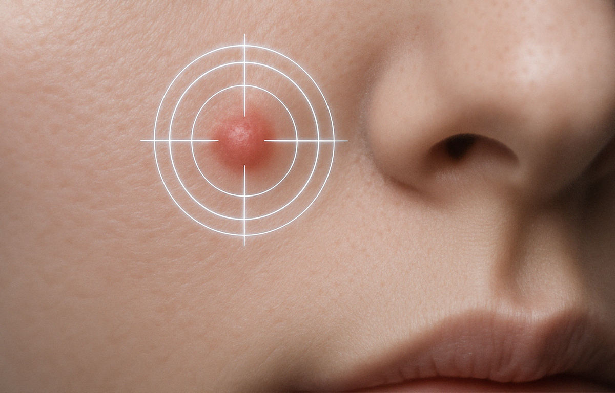 Fix Studios medical-grade SpotRx Precision Blemish Corrector Benzoyl Peroxide fast-acting acne spot treatment targets acne and clears skin in less than 3 days