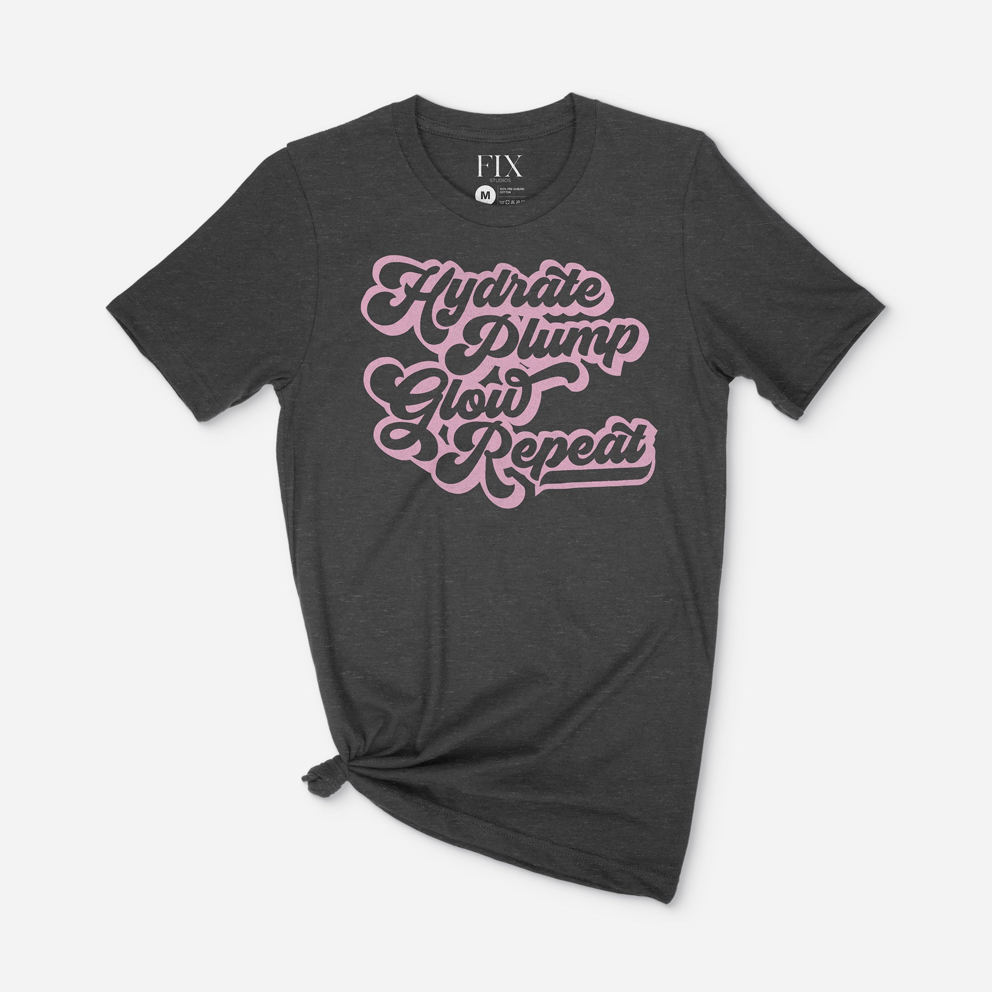 Hydrate Plump Glow Repeat T-Shirt from Fix Studios