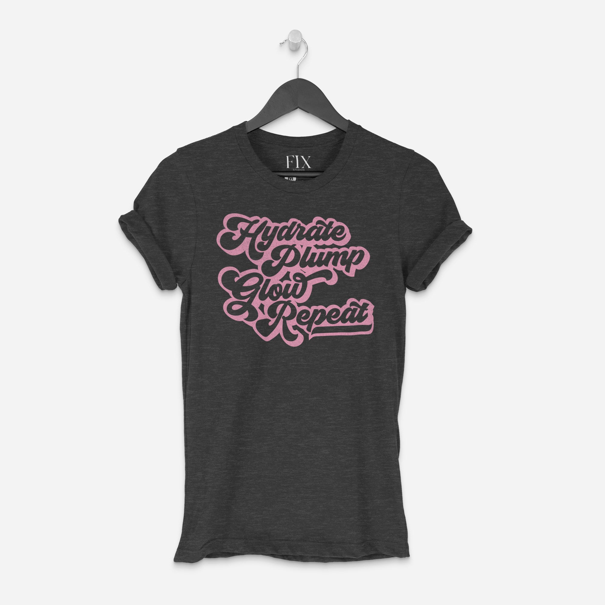 Hydrate Plump Glow Repeat T-Shirt from Fix Studios
