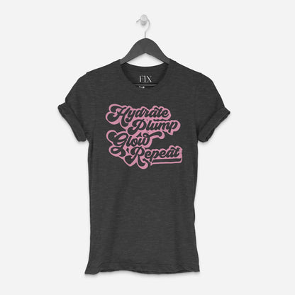 Hydrate Plump Glow Repeat T-Shirt from Fix Studios