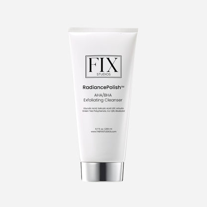 Fix Studios RadiancePolish Medical-Grade AHA/BHA Exfoliating Cleanser