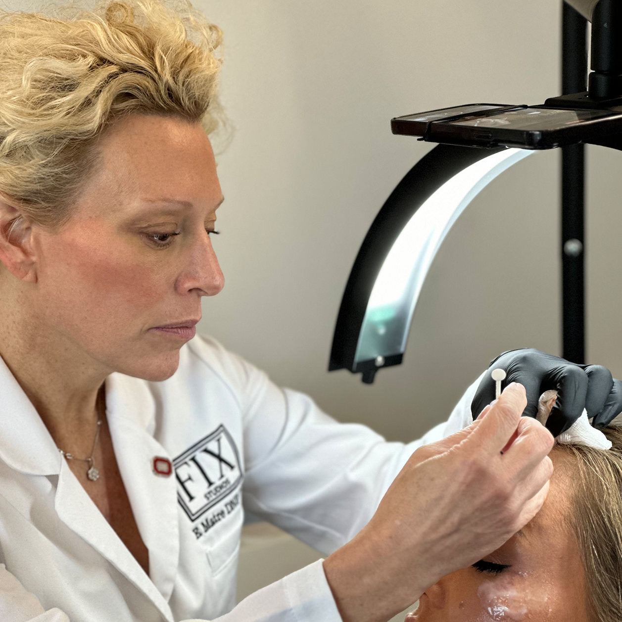 Dr. Beth (Elizabeth Matre DNP, CNP) Injects Botox treatments and services fix studios medspa cincinnati mason OH