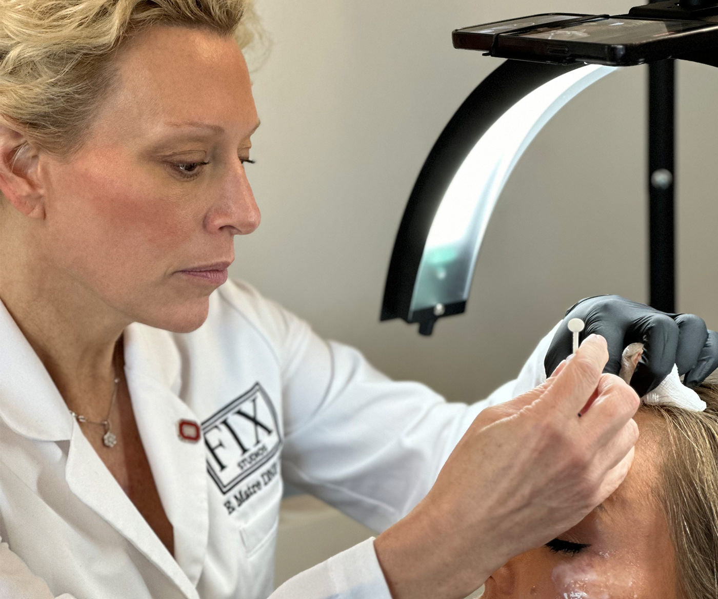 Elizabeth Matre DNP, CNP (aka Dr. Beth Matre) performs Botox injections at fix studios medspa cincinnati mason OH