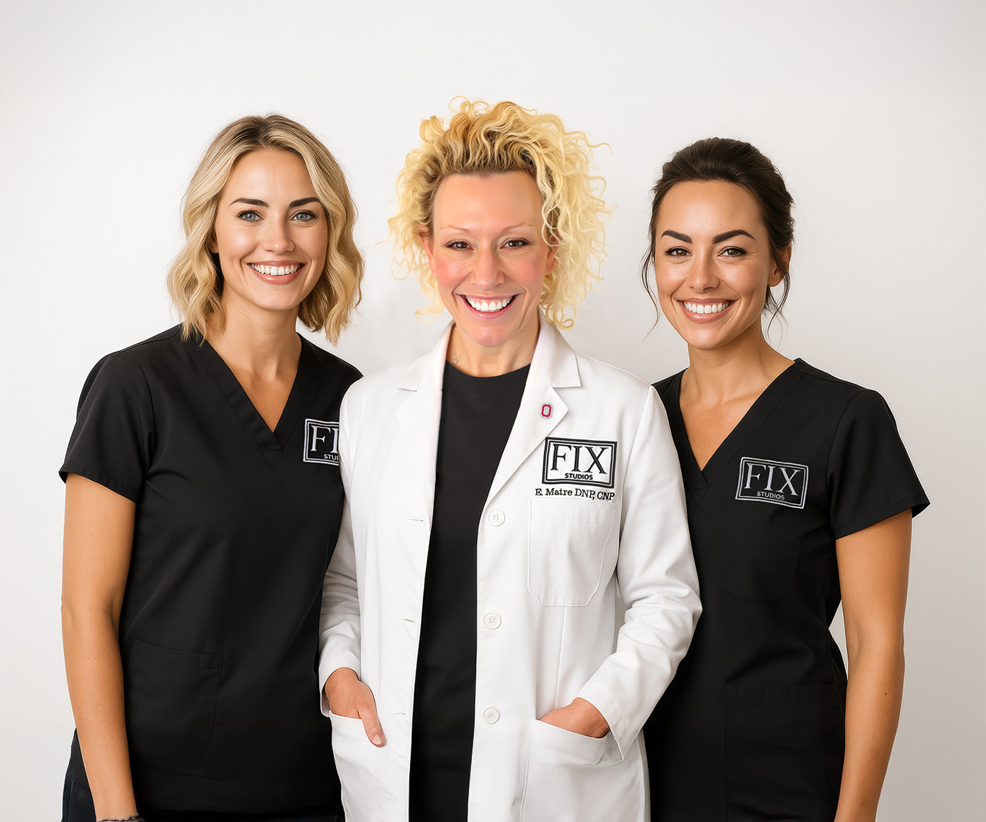 Elizabeth Matre (aka Dr Beth Matre) DNP, CNP of Fix Studios Cincinnati Mason OH with her team