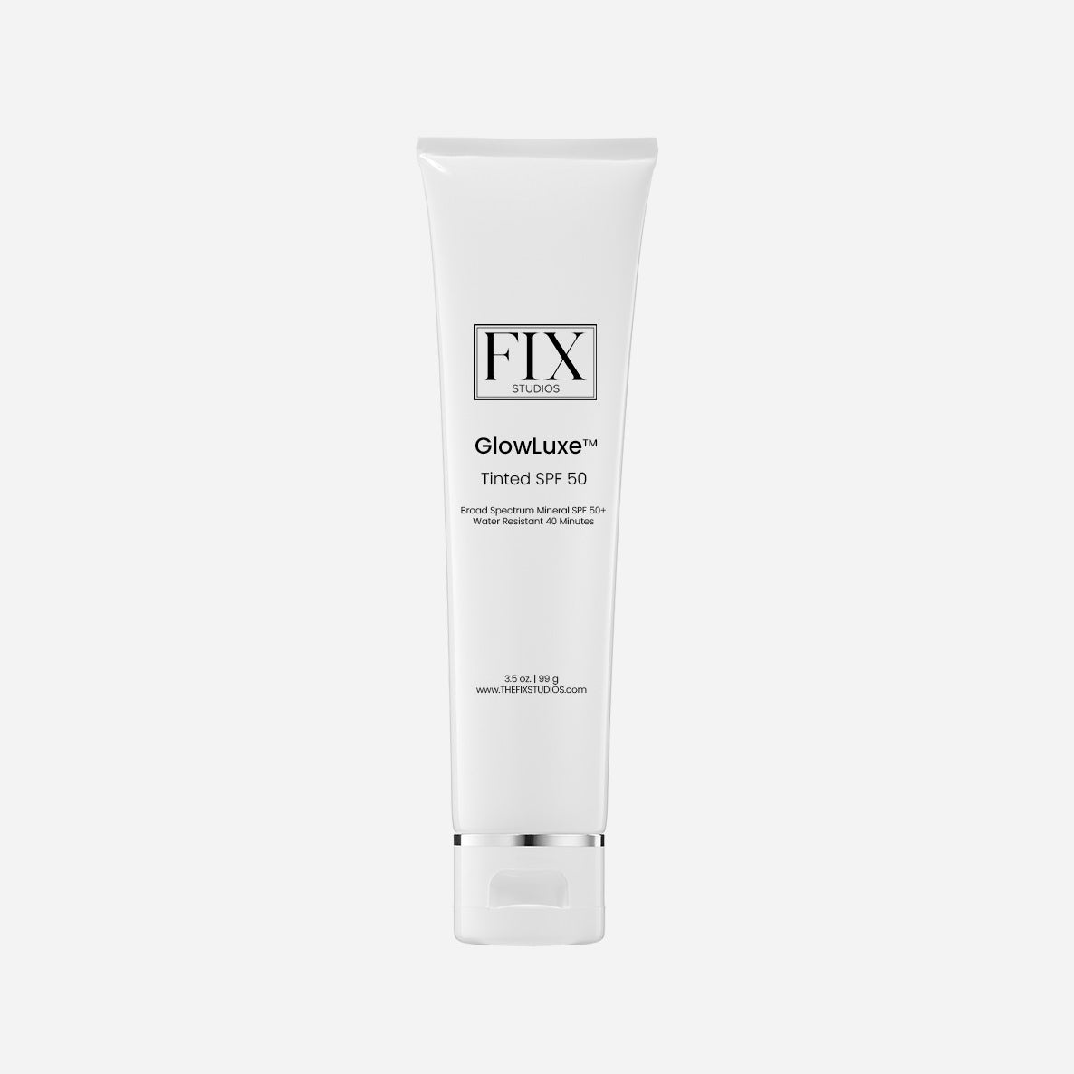 Fix Studios medical-grade GlowLuxe™ Tinted SPF 50 sunscreen