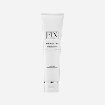 Fix Studios medical-grade GlowLuxe™ Tinted SPF 50 sunscreen