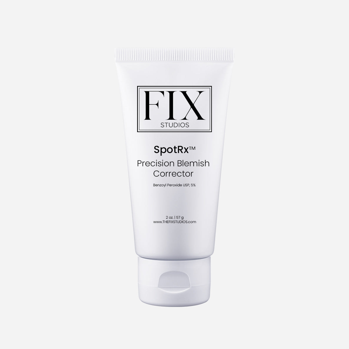 Fix Studios medical-grade SpotRx Precision Blemish Corrector Benzoyl Peroxide fast-acting acne spot treatment