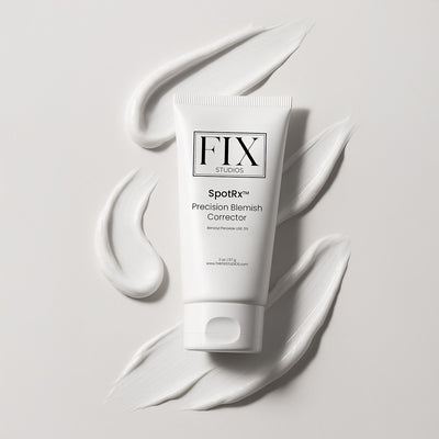 Fix Studios medical-grade SpotRx Precision Blemish Corrector Benzoyl Peroxide fast-acting acne spot treatment