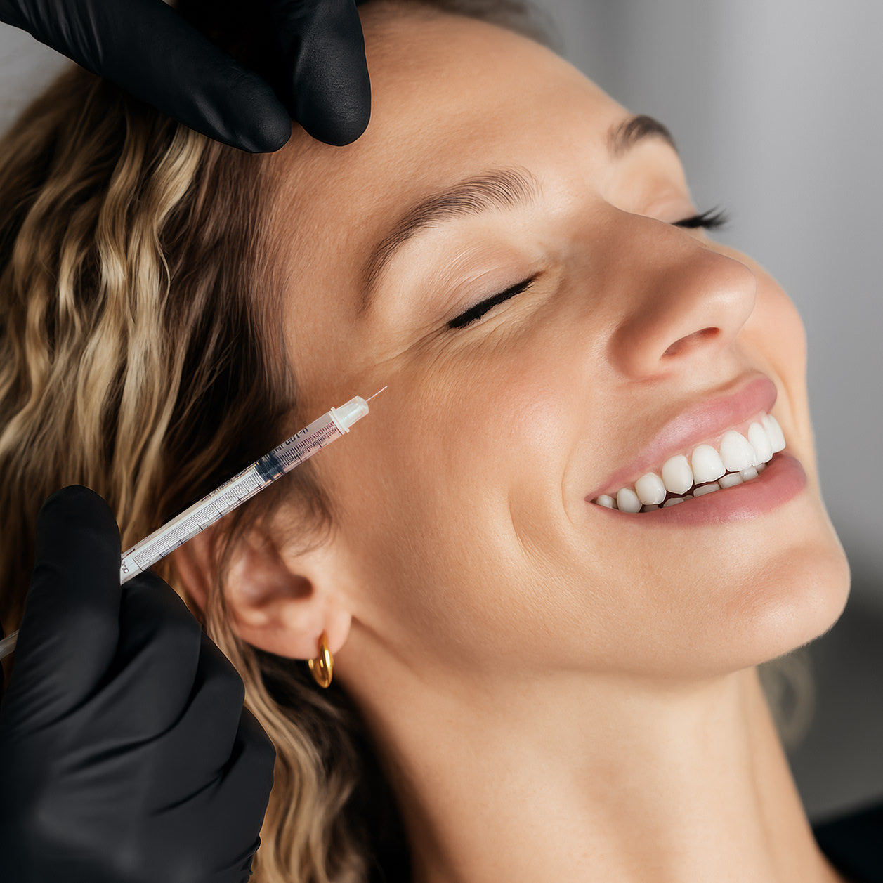 A woman receives botox injections at Fix Studios in Mason Cincinnati OH